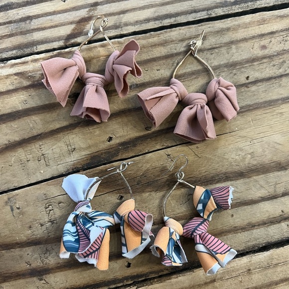 ♥️Handmade earrings from Ruby to Blue - Picture 1 of 4